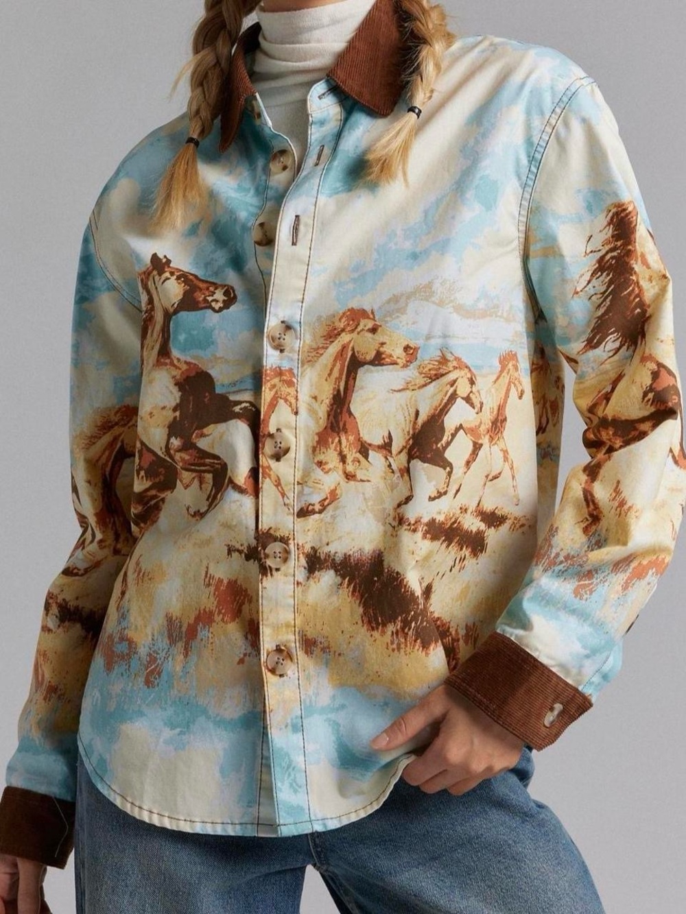 BDG horse shacket size small